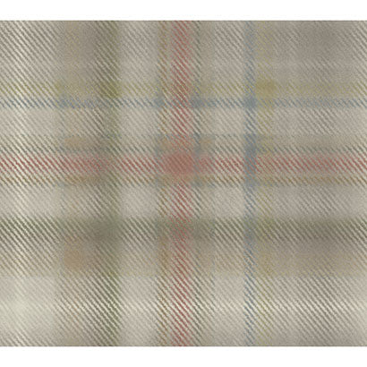 York Sterling Plaid Neutral Wallpaper HO2156