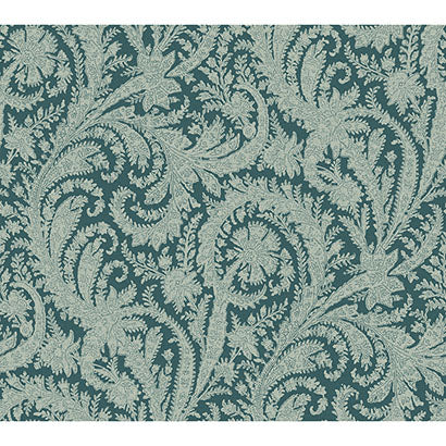 York Archive Paisley Green Wallpaper HO3314