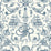 York Deep Sea Toile Blue Wallpaper HO3361