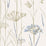 Harlequin Gardinum Chalk/Wedgewood/Gold 110557 Wallpaper Sample HPOW110557