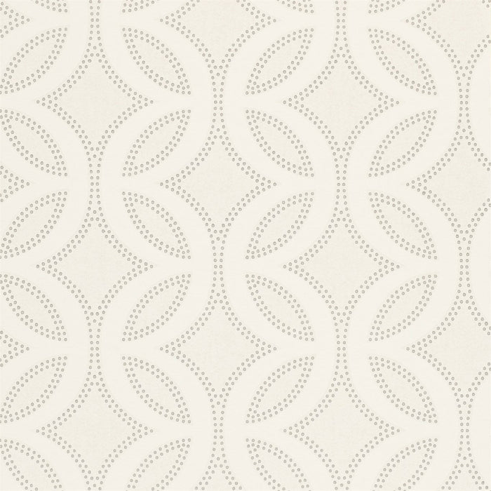 Harlequin Caprice Chalk/Pearl/Silver 110594 Wallpaper Sample HPOW110594