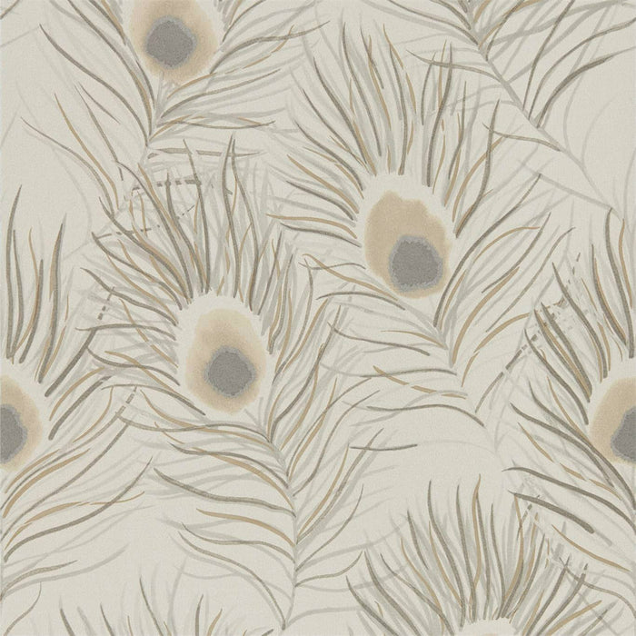 Harlequin Orlena Putty/Silver 111880 Wallpaper Sample HPUT111880