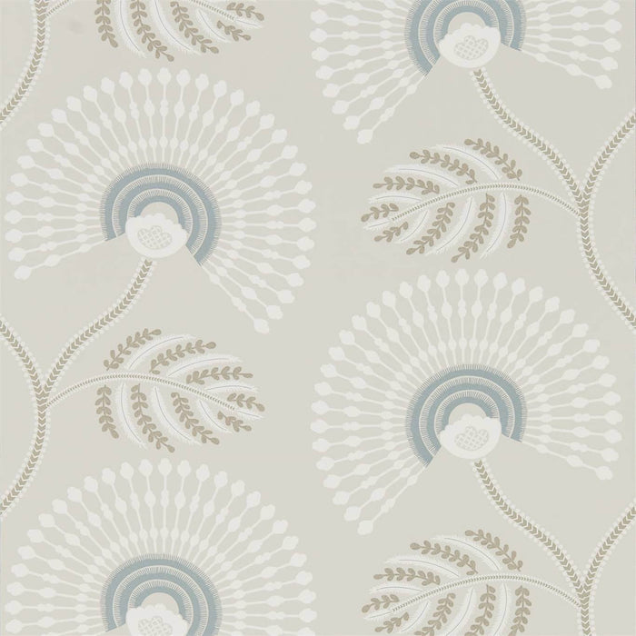 Harlequin Louella Seaglass/Pearl 111910 Wallpaper Sample HPUT111910