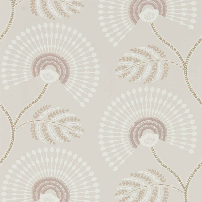 Harlequin Louella Rose Quartz/Pearl 111911 Wallpaper Sample HPUT111911