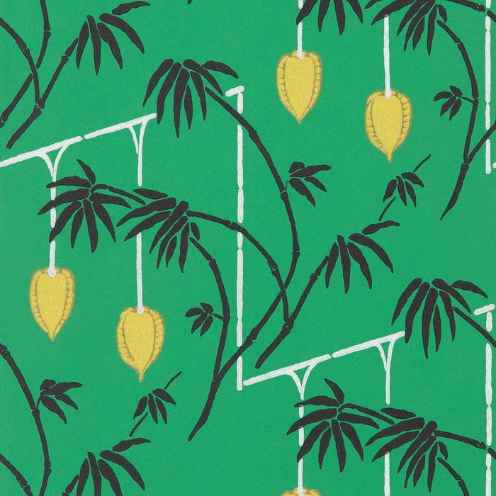 Harlequin Kimiko Bottle Green//Chartreuse Wallpaper HQN3112938