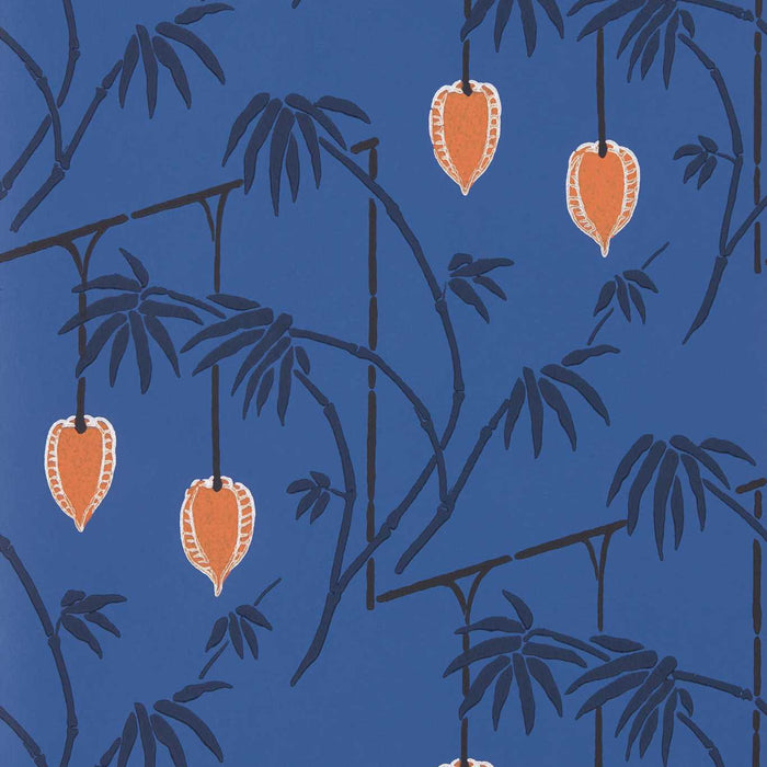 Harlequin Kimiko Majorelle/Clementine Wallpaper Sample HQN3112941