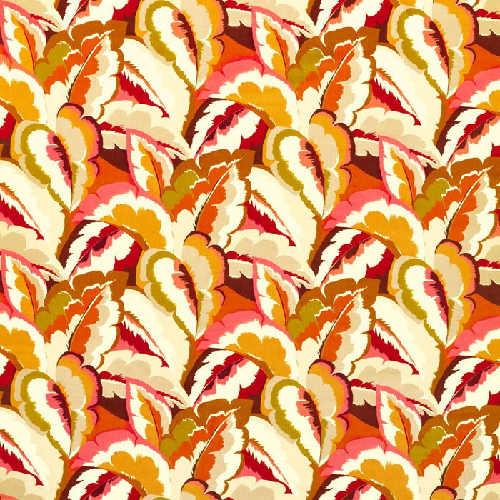 Harlequin Calathea Amber Light/Brazilian Rosewood/Pomegranate/Shiitake Fabric HQN3121136