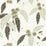 Harlequin Coppice Oyster/Ebony/Gilver 112134 Wallpaper Sample HSAW112134