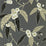 Harlequin Coppice Ebony/Putty/Snow 112136 Wallpaper Sample HSAW112136