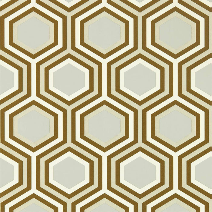 Harlequin Selo Gold/Platinum 112147 Wallpaper Sample HSAW112147