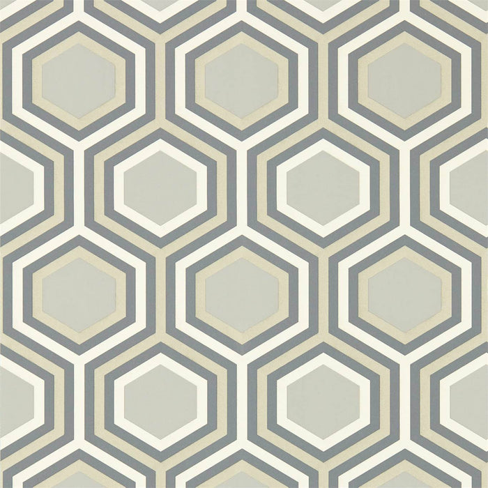 Harlequin Selo Slate/Platinum 112148 Wallpaper Sample HSAW112148