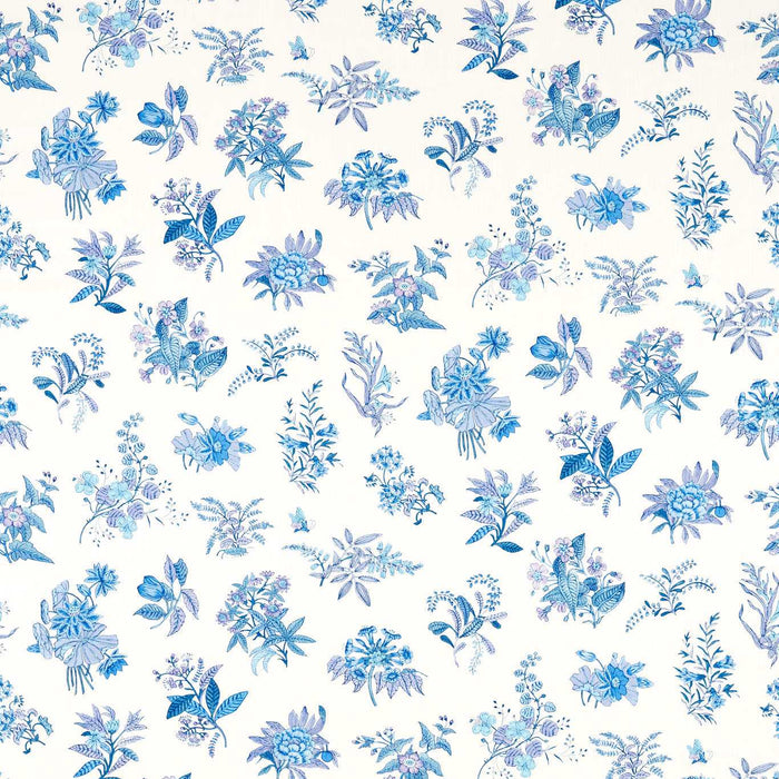 Harlequin Woodland Floral Lapis/Amethyst/Pearl Fabric HSRF121174