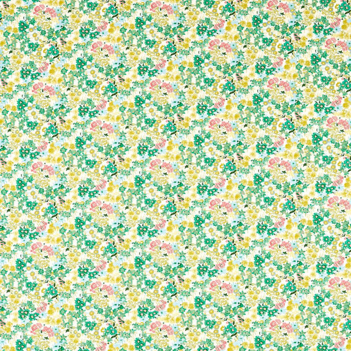 Harlequin Wildflower Meadow Rose/Emerald/Peridot Fabric Sample HSRF121185