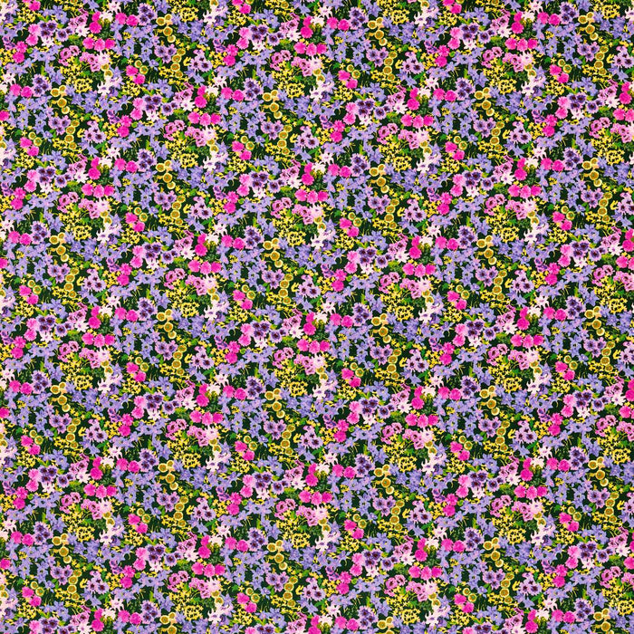 Harlequin Wildflower Meadow Emerald/Amethyst/ Spinel Fabric HSRF121186