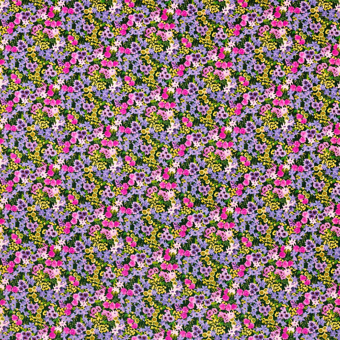 Harlequin Wildflower Meadow Emerald/Amethyst/ Spinel Fabric Sample HSRF121186