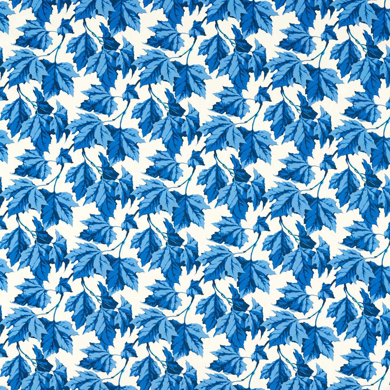 Harlequin Dappled Leaf Lapis Fabric Sample HSRF121189