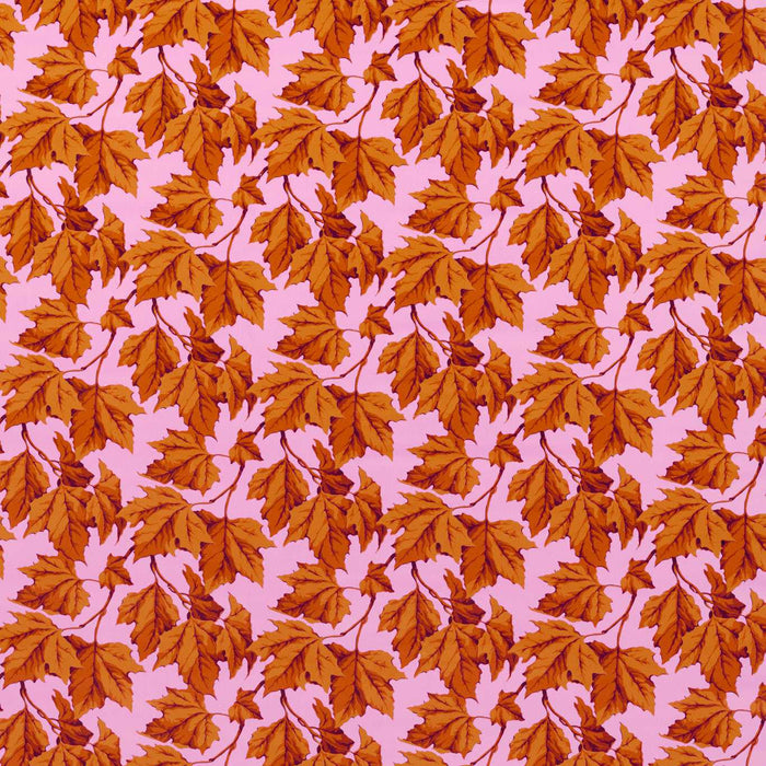 Harlequin Dappled Leaf Amber/Rose Fabric HSRF121190