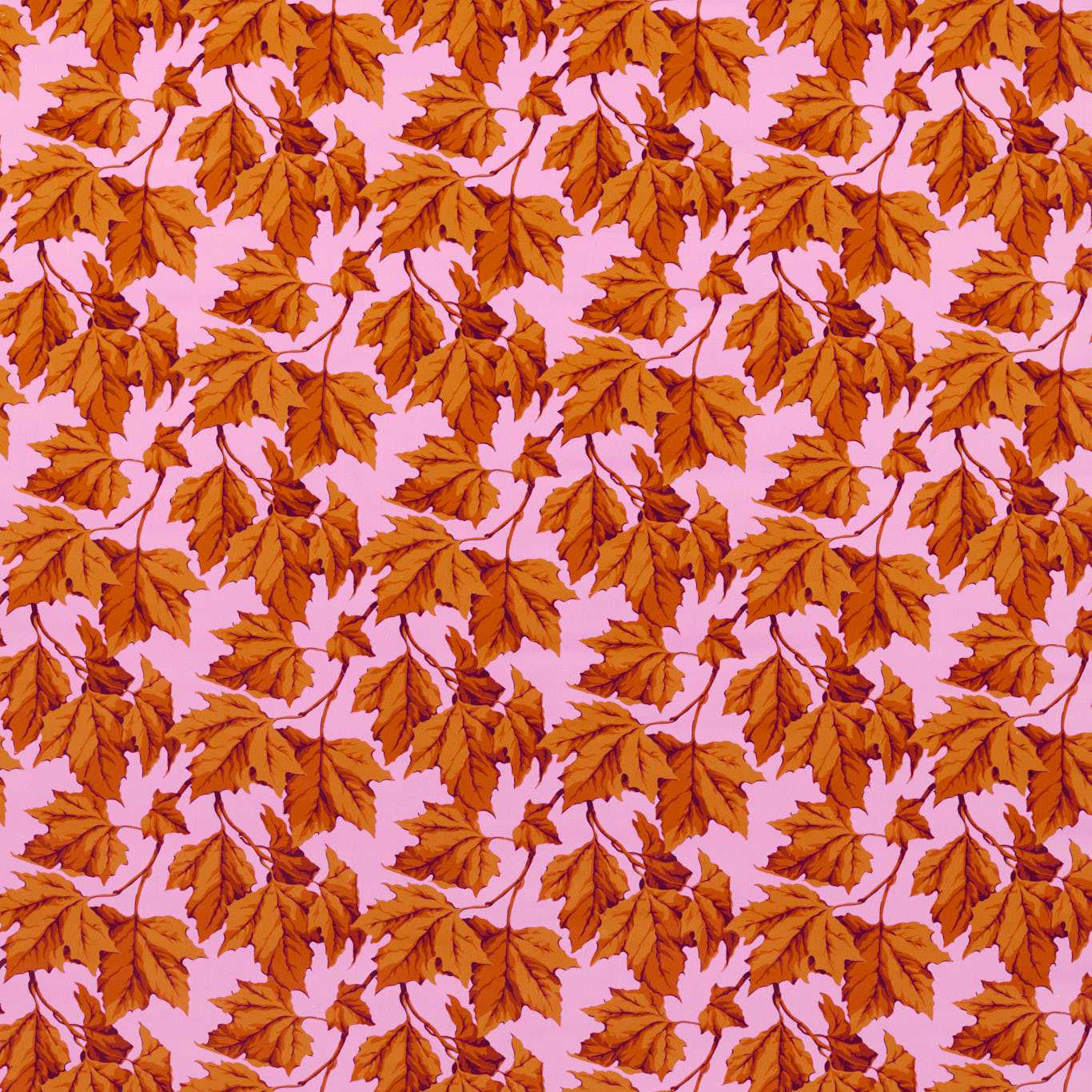 Harlequin Dappled Leaf Amber/Rose Fabric Sample HSRF121190