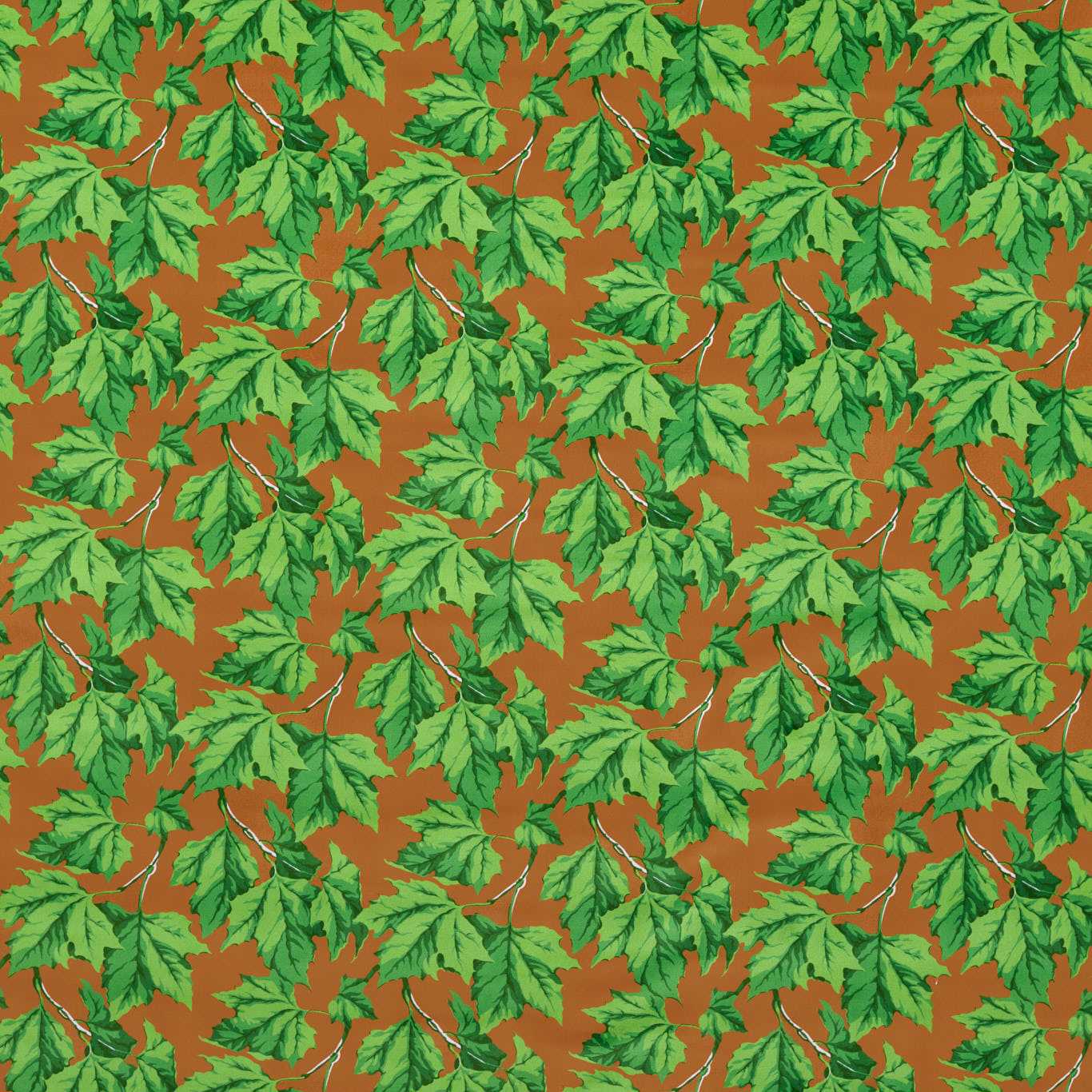 Harlequin Dappled Leaf Emerald/Amber Fabric Sample HSRF121191