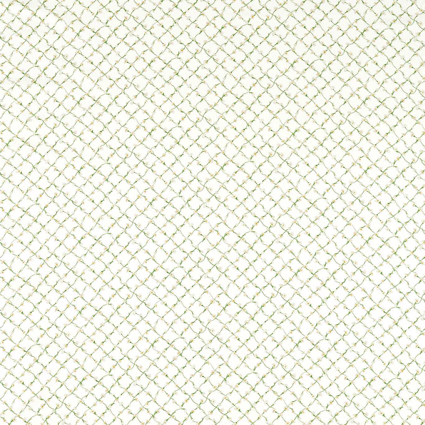 Harlequin Daisy Trellis Emerald/Pearl Fabric Sample HSRF121194