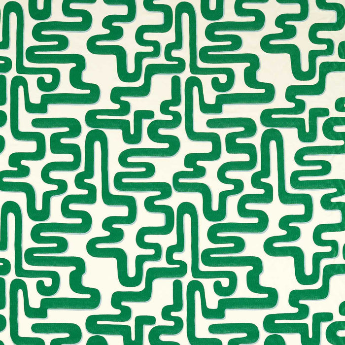 Harlequin Meander Emerald/Aquamarine Fabric HSRF133989