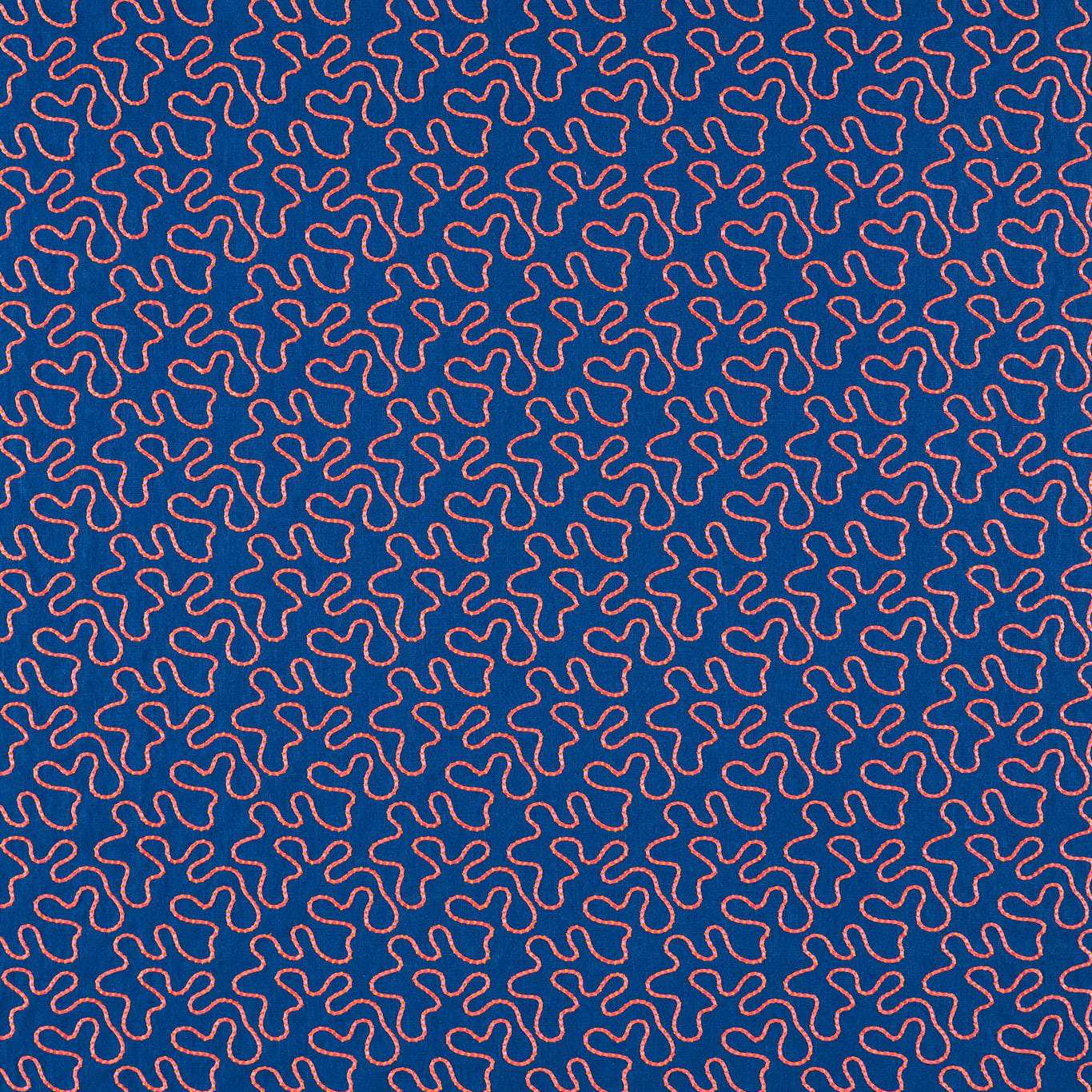 Harlequin Wiggle Lapis/Spinel Fabric Sample HSRF134002