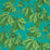 Harlequin Dappled Leaf Emerald/Teal Wallpaper Sample HSRW113047