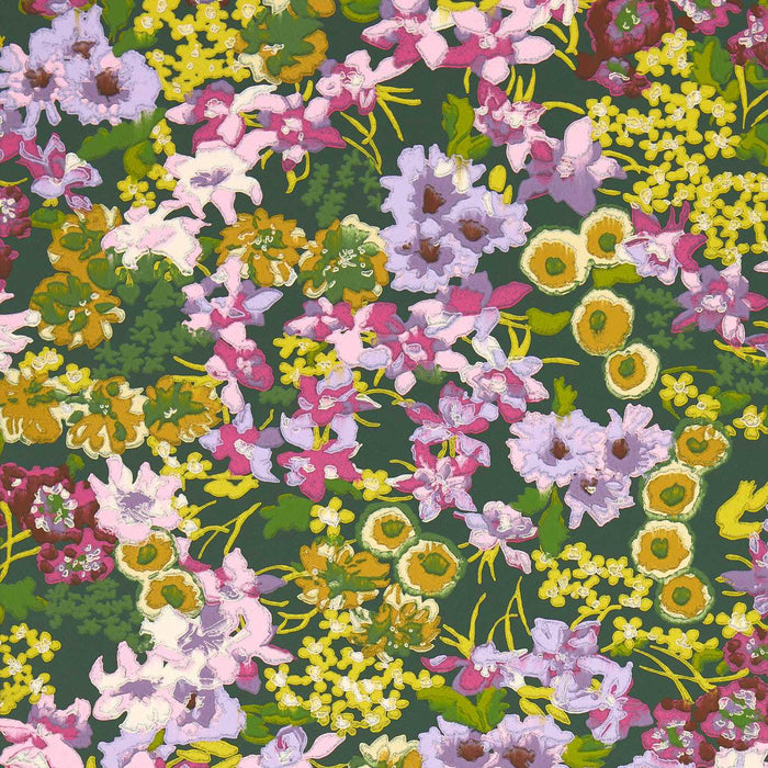 Harlequin Wildflower Meadow Emerald/Amethyst/Peridot Wallpaper HSRW113049