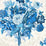 Harlequin Dahlia Bunch Lapis Wallpaper HSRW113055