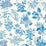 Harlequin Woodland Floral Lapis/Amethyst/Pearl Wallpaper Sample HSRW113059