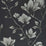 Harlequin Lotus Onyx/Silver 112602 Wallpaper Sample HTEW112602