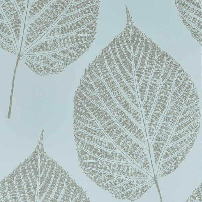 Harlequin Leaf Sky/Gilver 112610 Wallpaper Sample HTEW112610