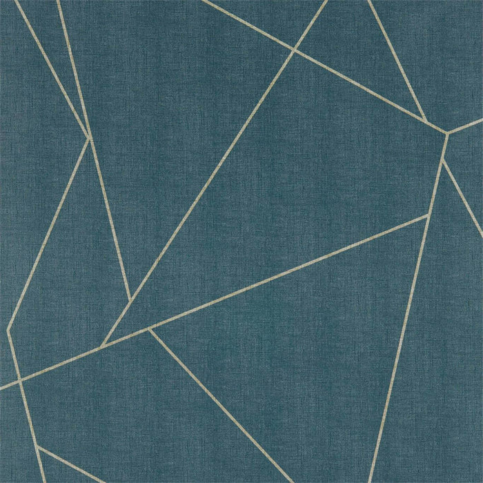 Harlequin Parapet Indigo 112078 Wallpaper Sample HTWW112078