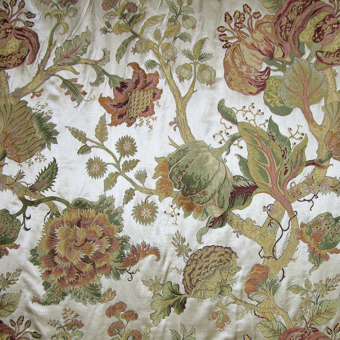 Old World Weavers Villa Cipressi Ivory Multi Fabric Sample HY 00013661