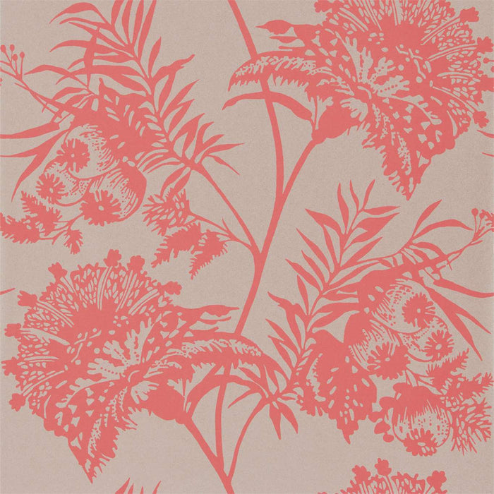 Harlequin Bavero Coral 111766 Wallpaper Sample HZAP111766