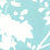 Quadrille Happy Garden Background Turquoise Wallpaper Sample 306182W