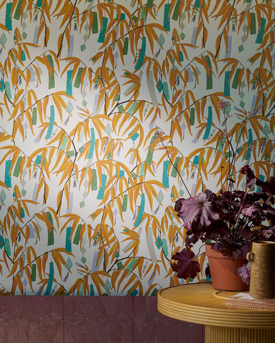 Pierre Frey L'Arbre A Souhaits Bambou Wallpaper FP947001