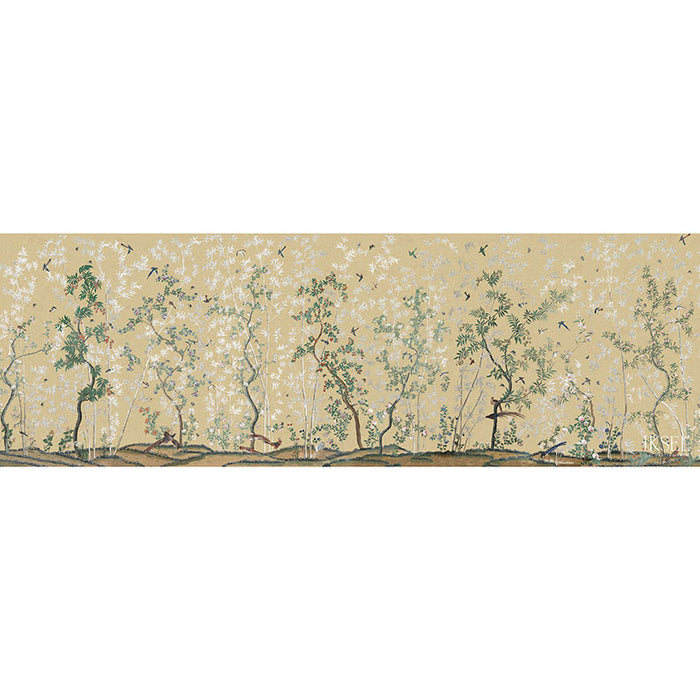 Schumacher Eastern Eden Yellow Wallpaper IK2501