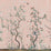 Schumacher Eastern Eden Pale Rose Wallpaper IK2505