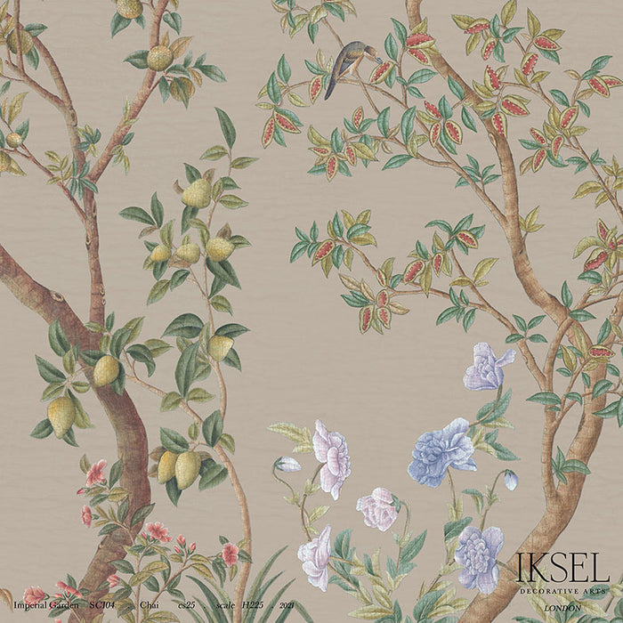 Schumacher Imperial Garden Chai Wallpaper IK3101