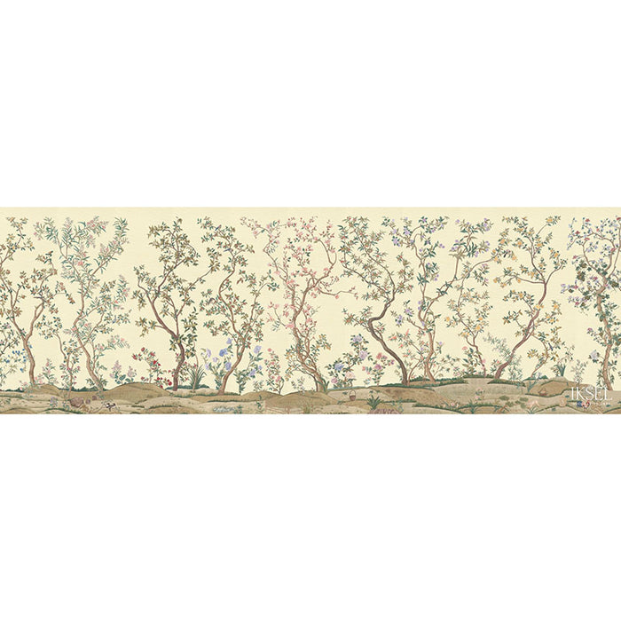 Schumacher Imperial Garden Ivory Wallpaper IK3102