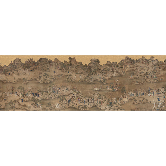 Schumacher Procession Gouache Wallpaper IK3302