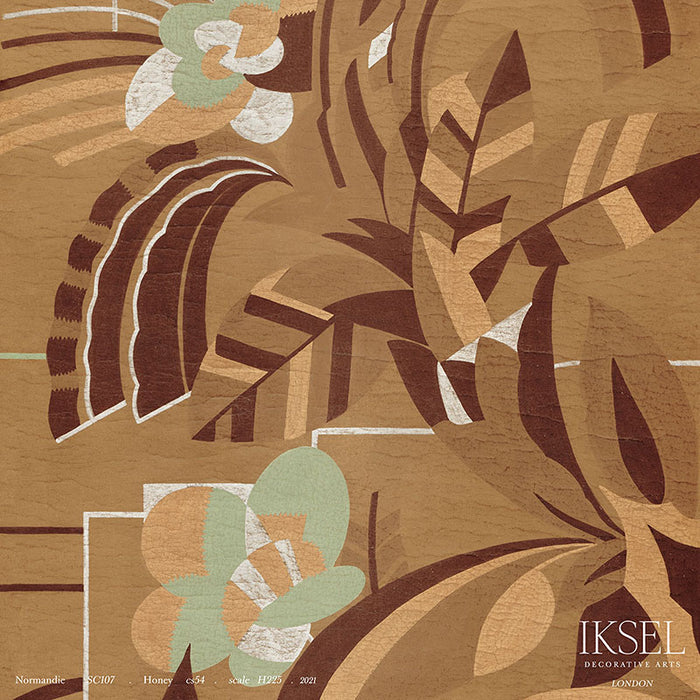 Schumacher Normandie Honey Wallpaper IK3900