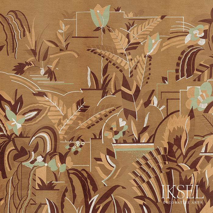 Schumacher Normandie Honey Wallpaper IK3900