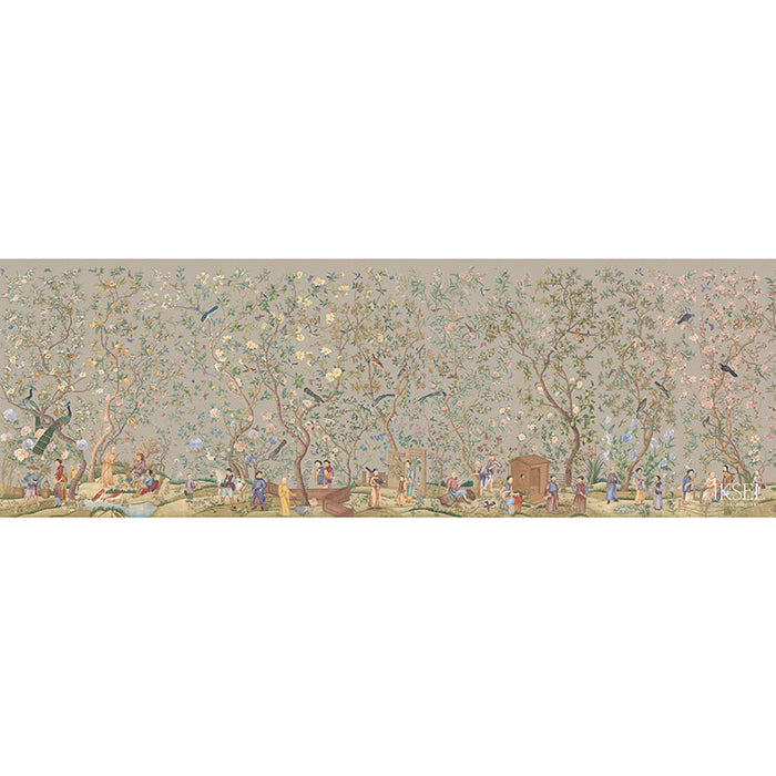 Schumacher Qianlong Garden Chai Wallpaper IK4101