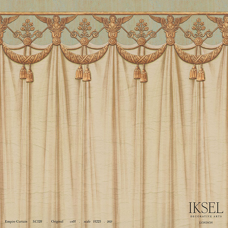 Schumacher Empire Curtain Original Wallpaper IK4800