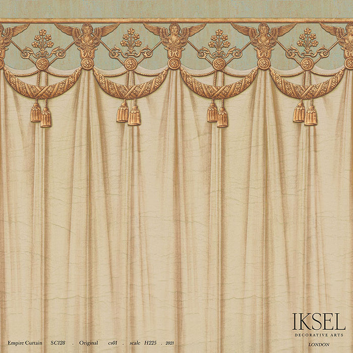 Schumacher Empire Curtain Original Wallpaper IK4800