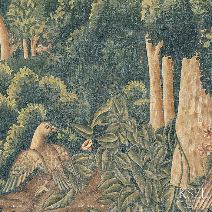 Schumacher Birds Tapestry Original Wallpaper IK6100