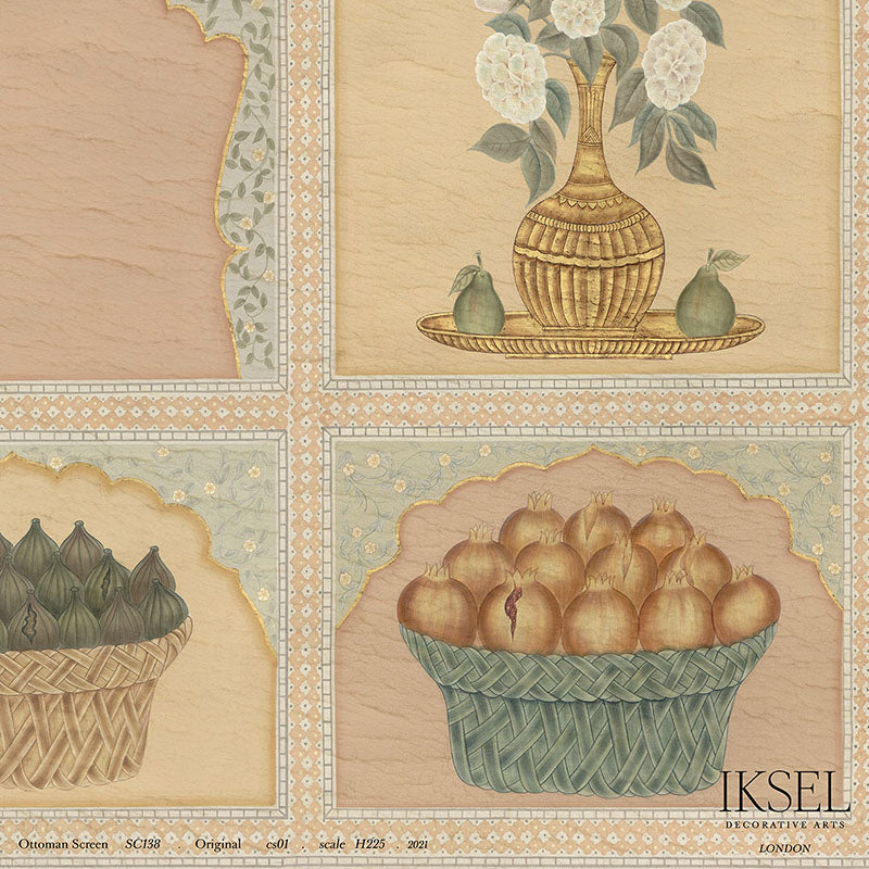 Schumacher Ottoman Screen Original Wallpaper IK6300