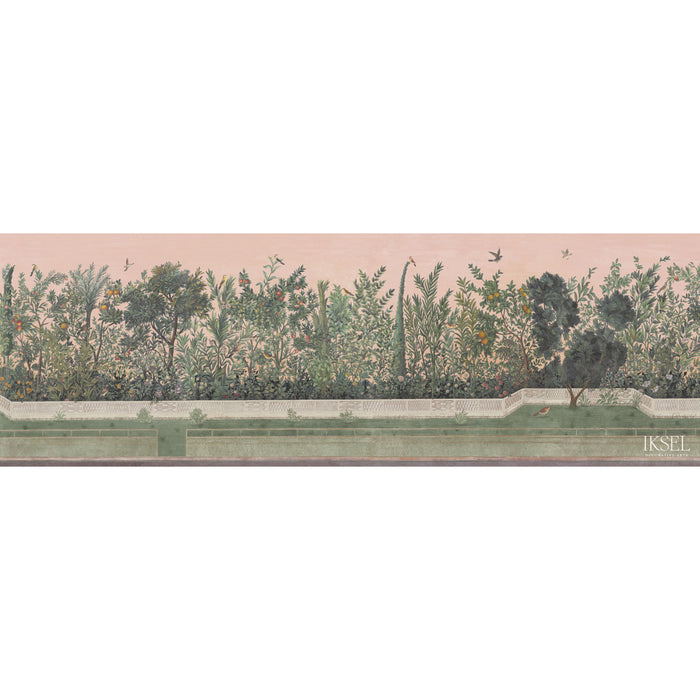 Schumacher Livia's Garden Sunrise Wallpaper IK7000